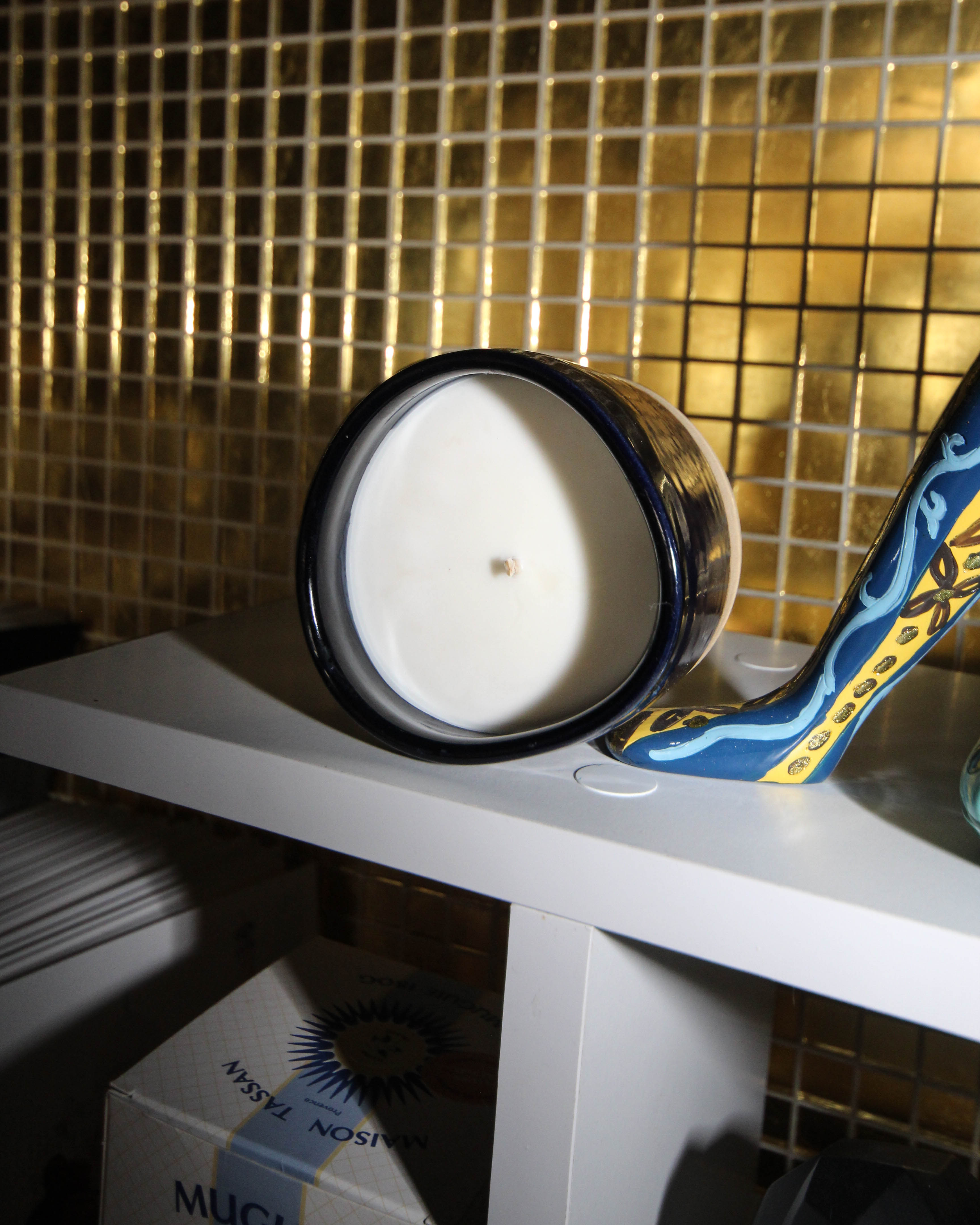 Bougie parfumée rechargeable Or rouge du Midi 180g