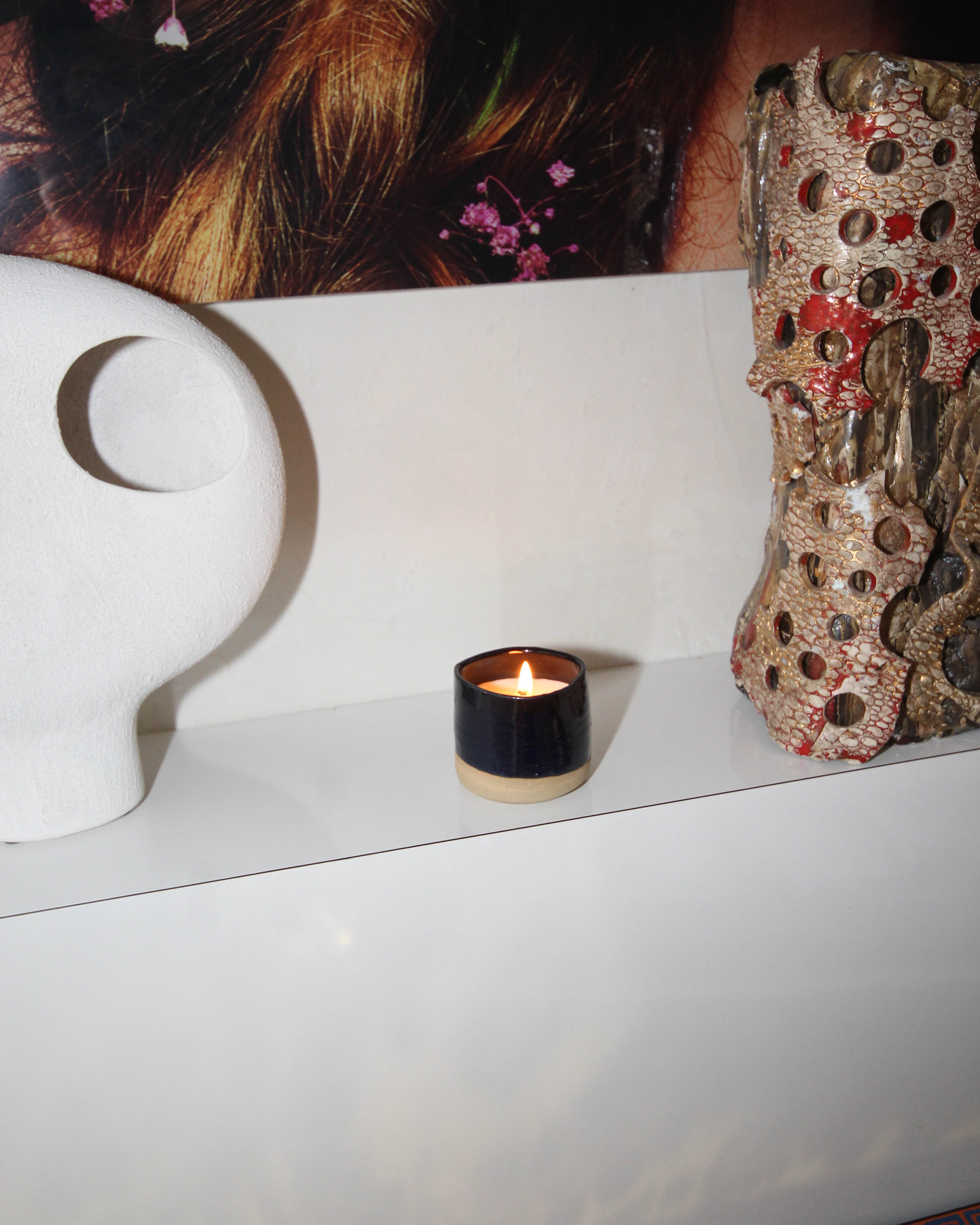 Bougie parfumée rechargeable Or Rouge du Midi 90g