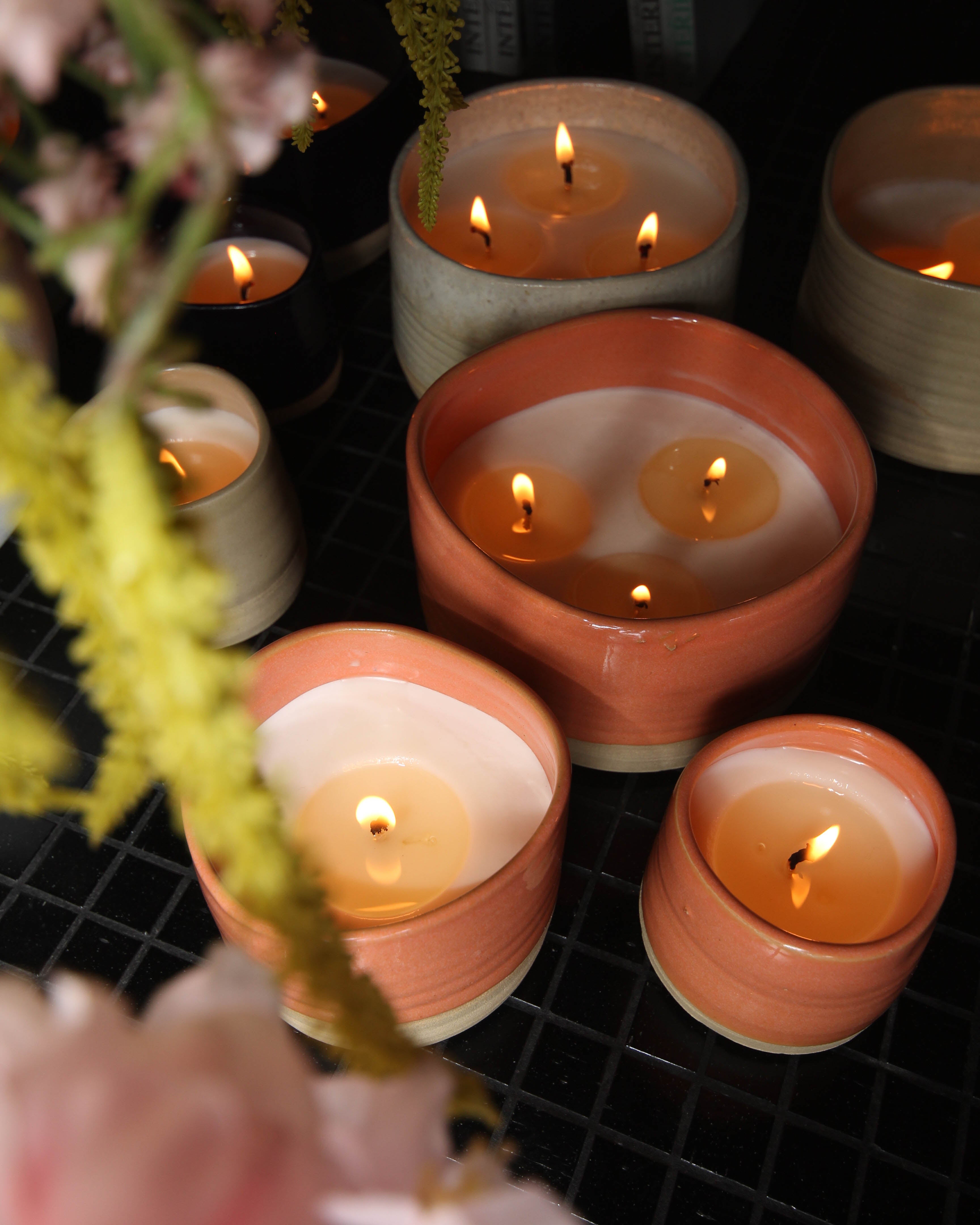 Bougie parfumée rechargeable Fleurs du Sud 360g