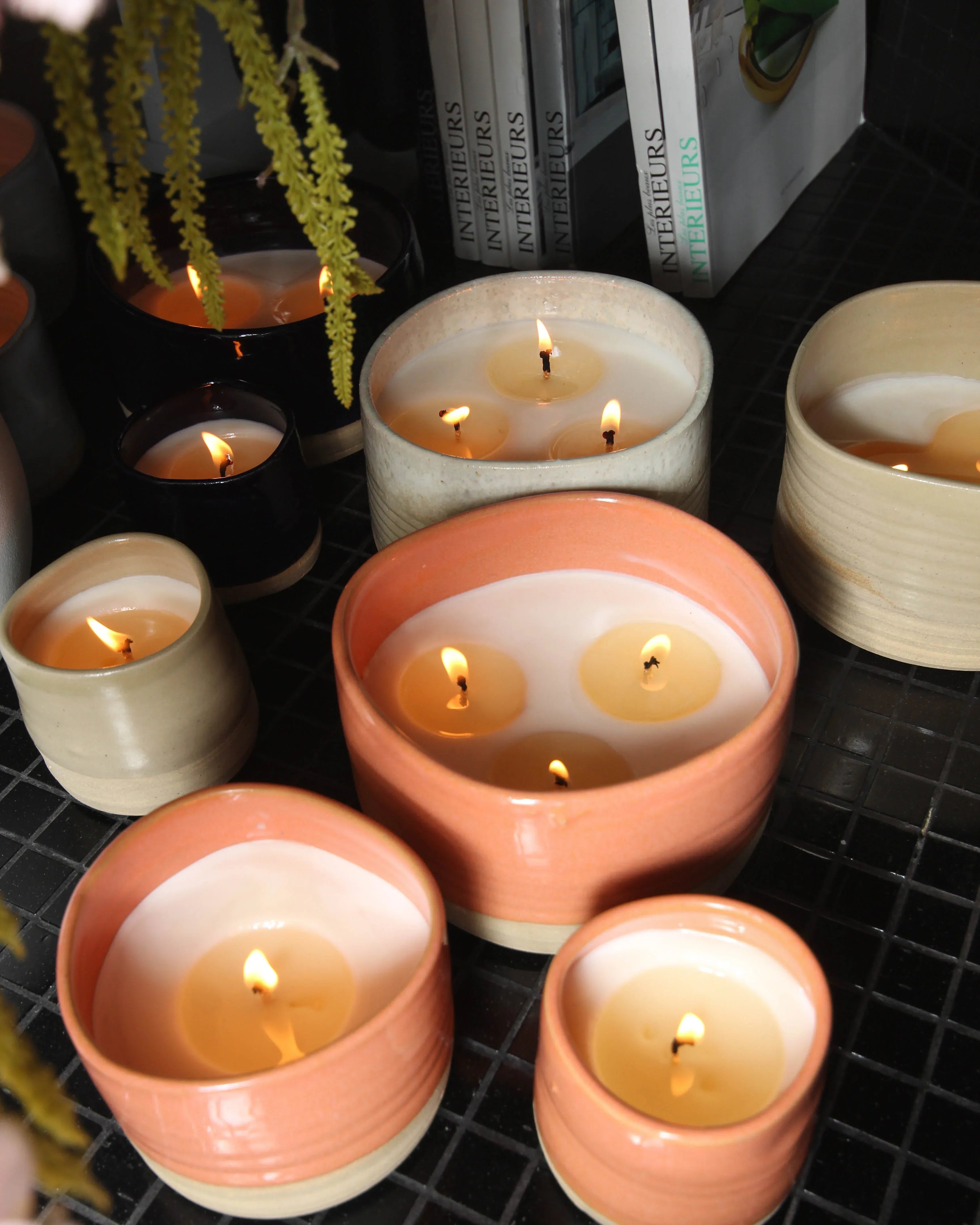 Bougie parfumée rechargeable Essence d'Azur 360g