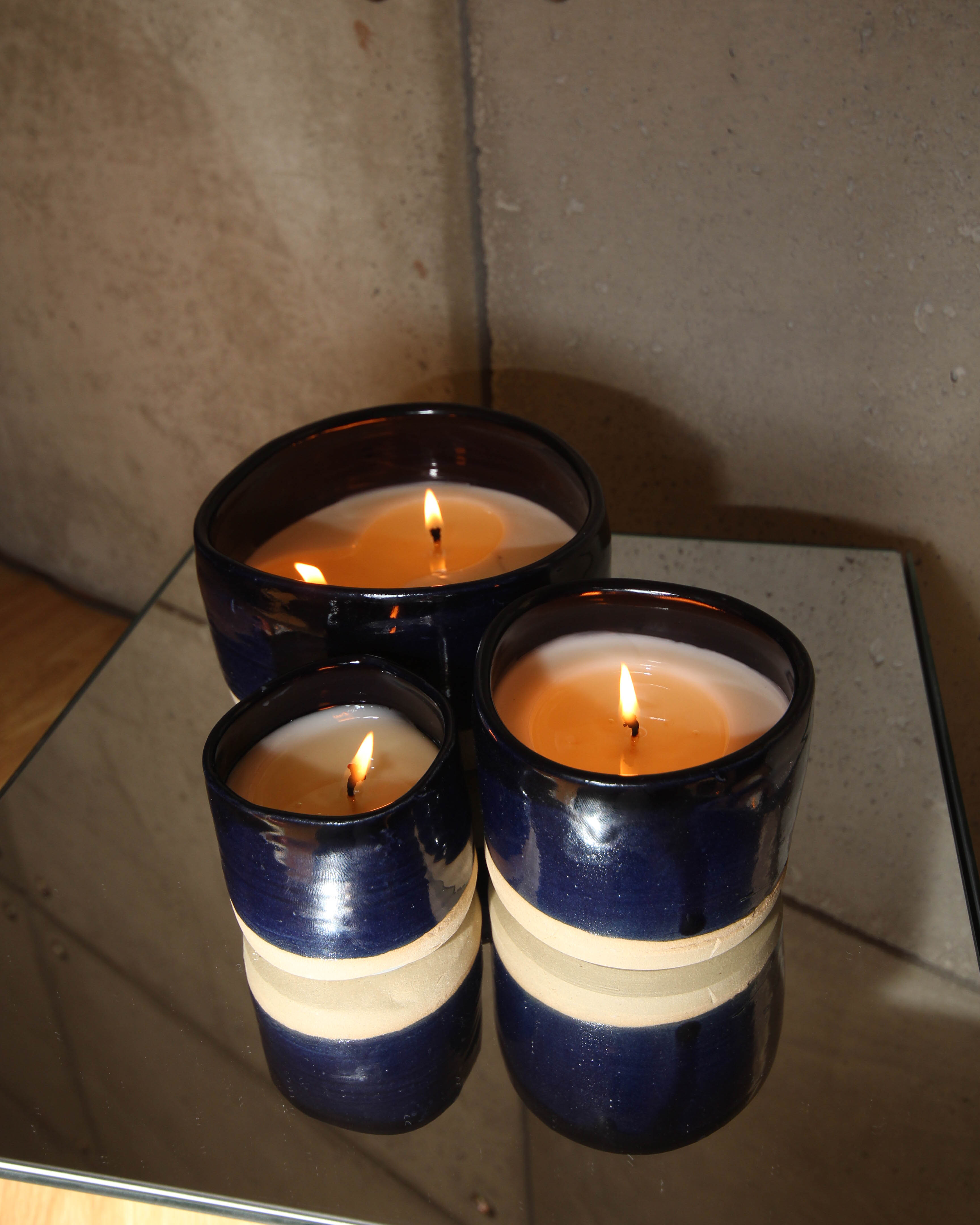 Bougie parfumée rechargeable Or Rouge du Midi 90g