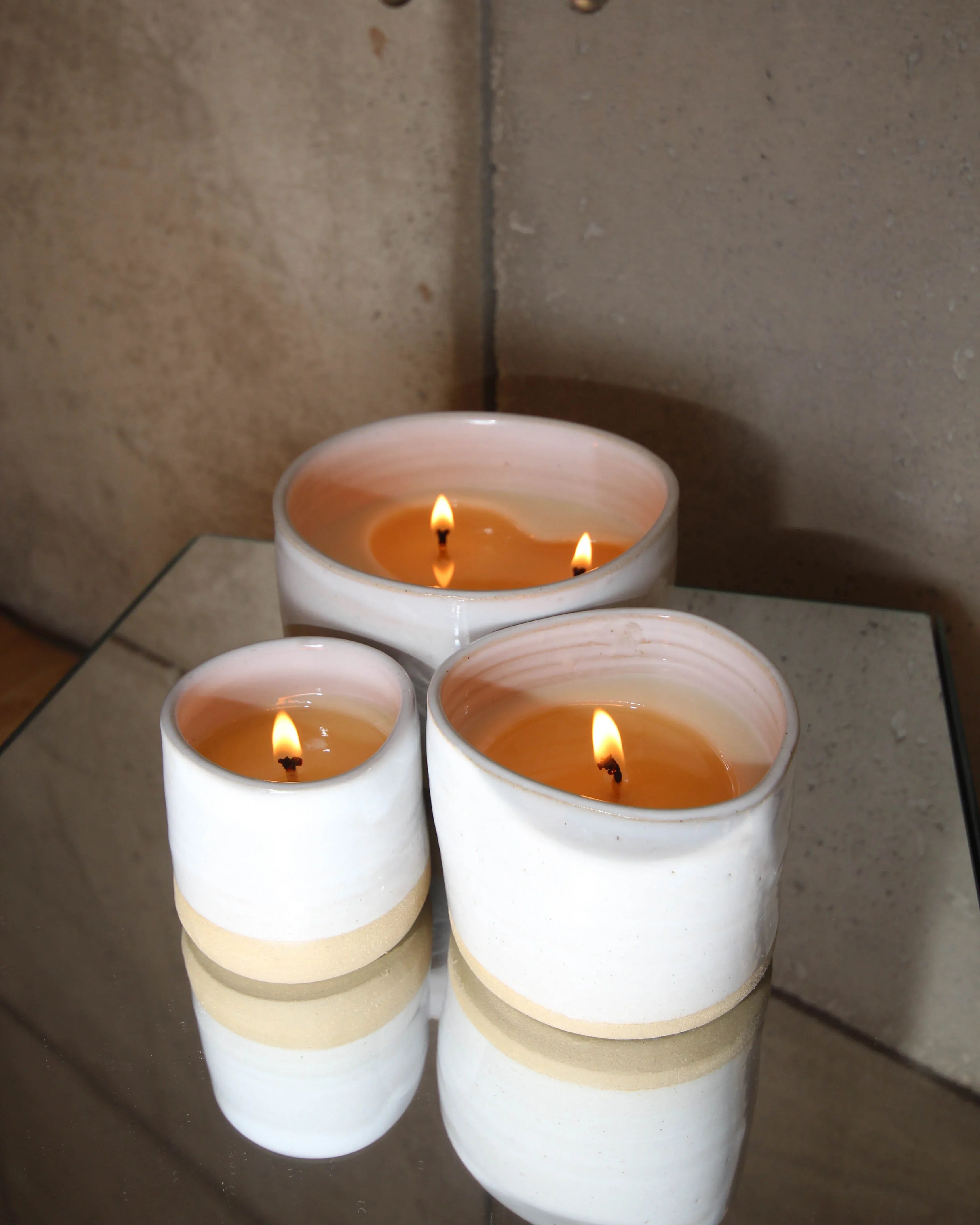 Bougie parfumée rechargeable Essence d'Azur 360g