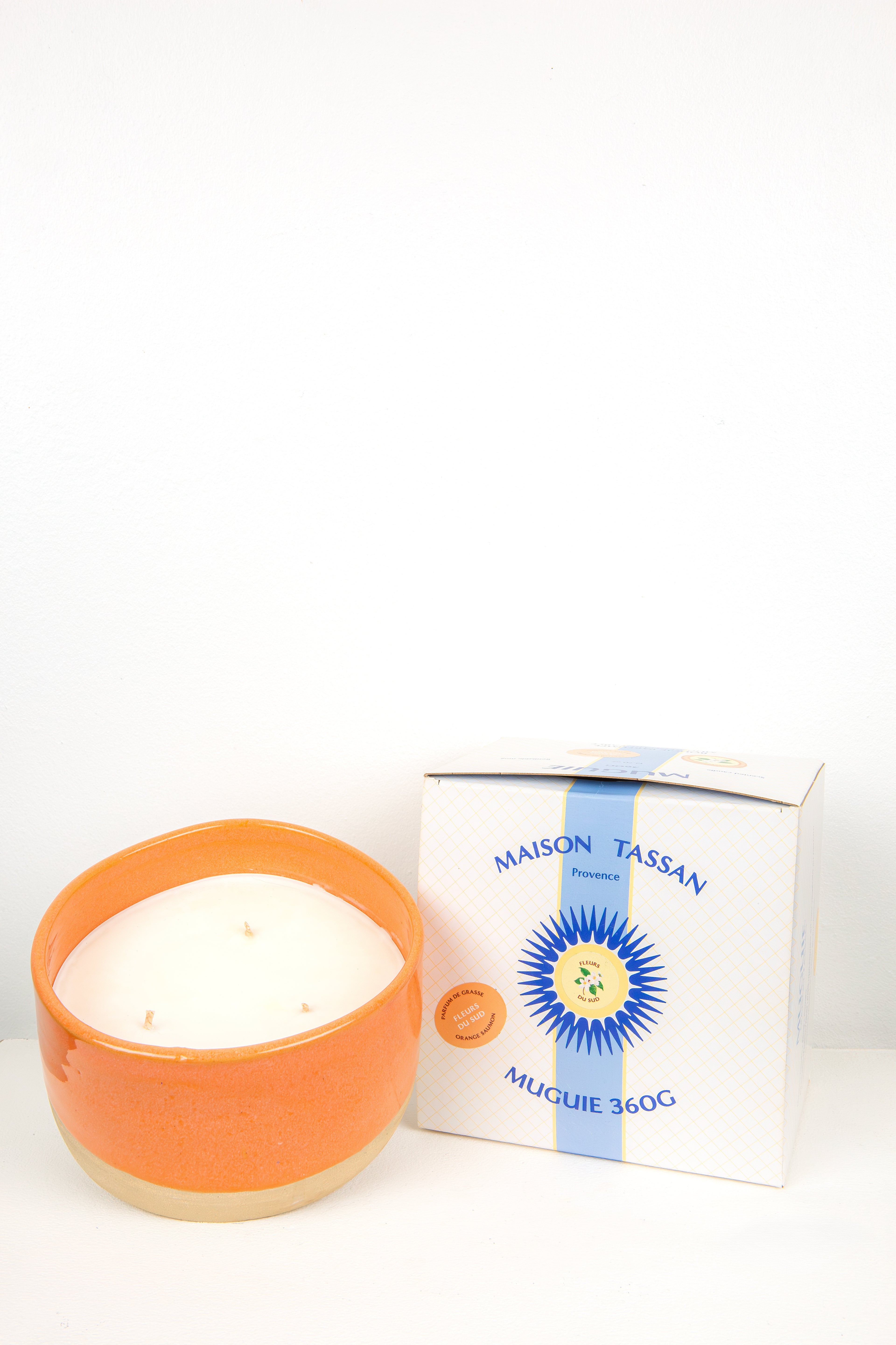 Bougie parfumée rechargeable Fleurs du Sud 360g