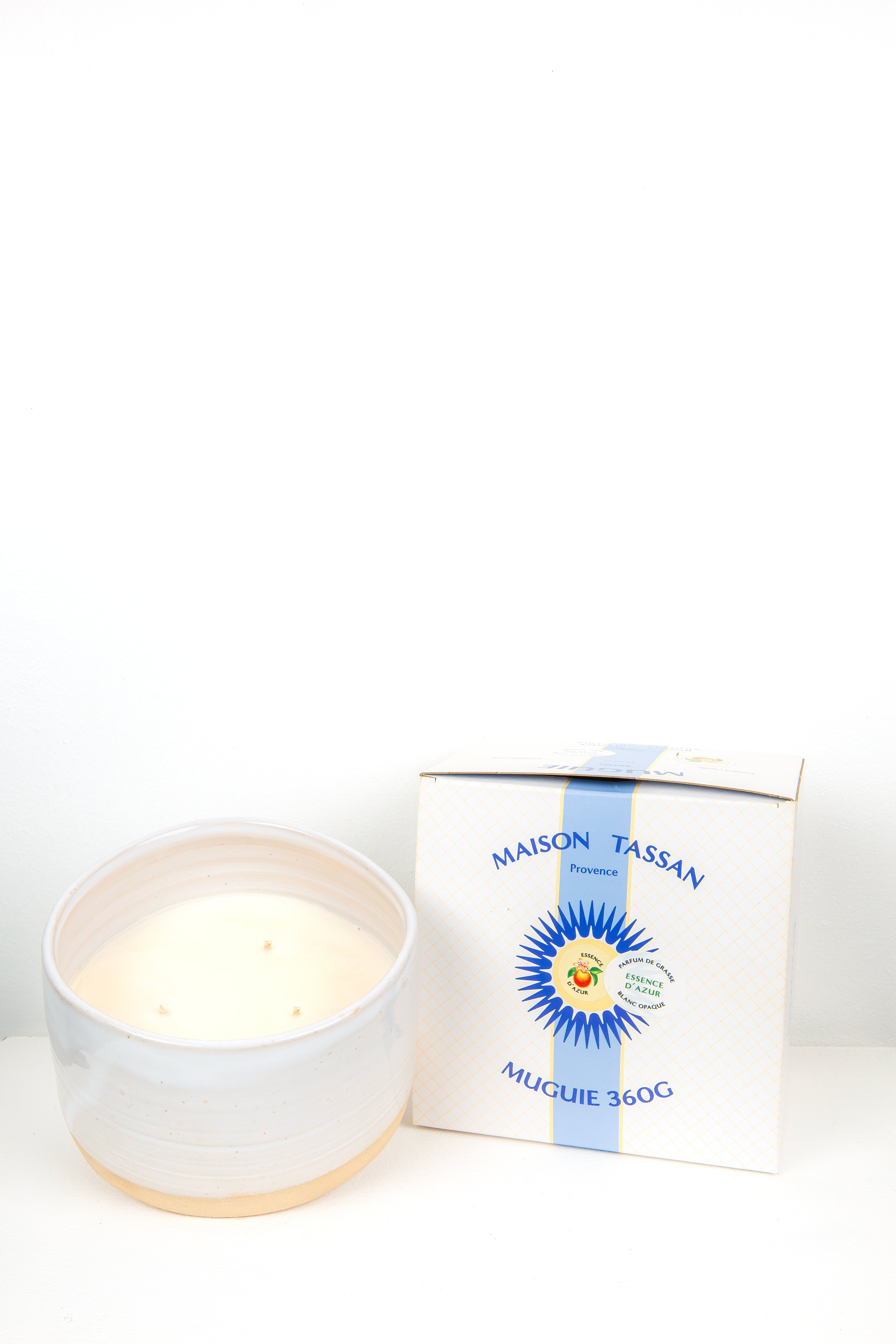 Bougie parfumée rechargeable Essence d'Azur 360g