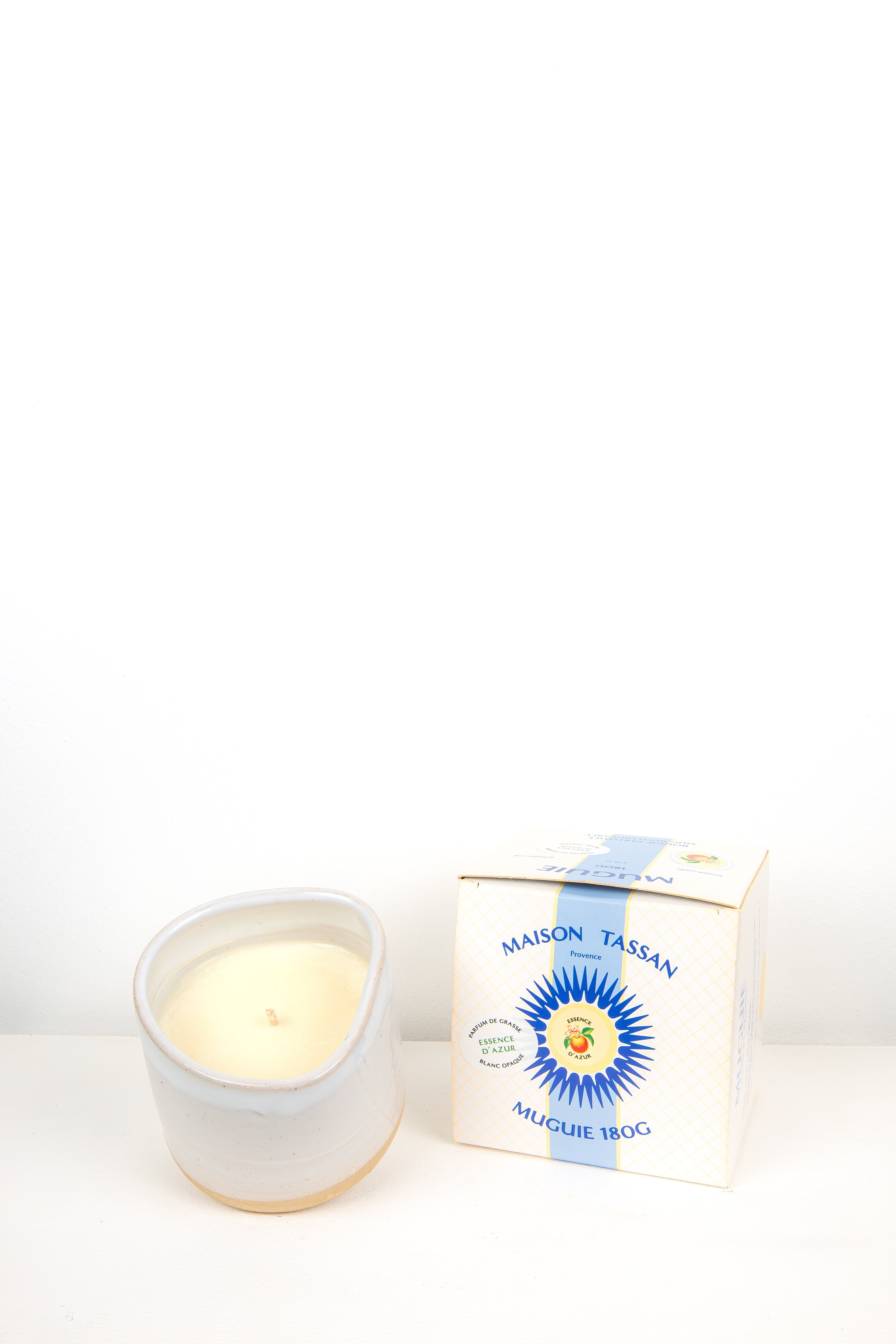 Bougie parfumée rechargeable Essence d'Azur 90g