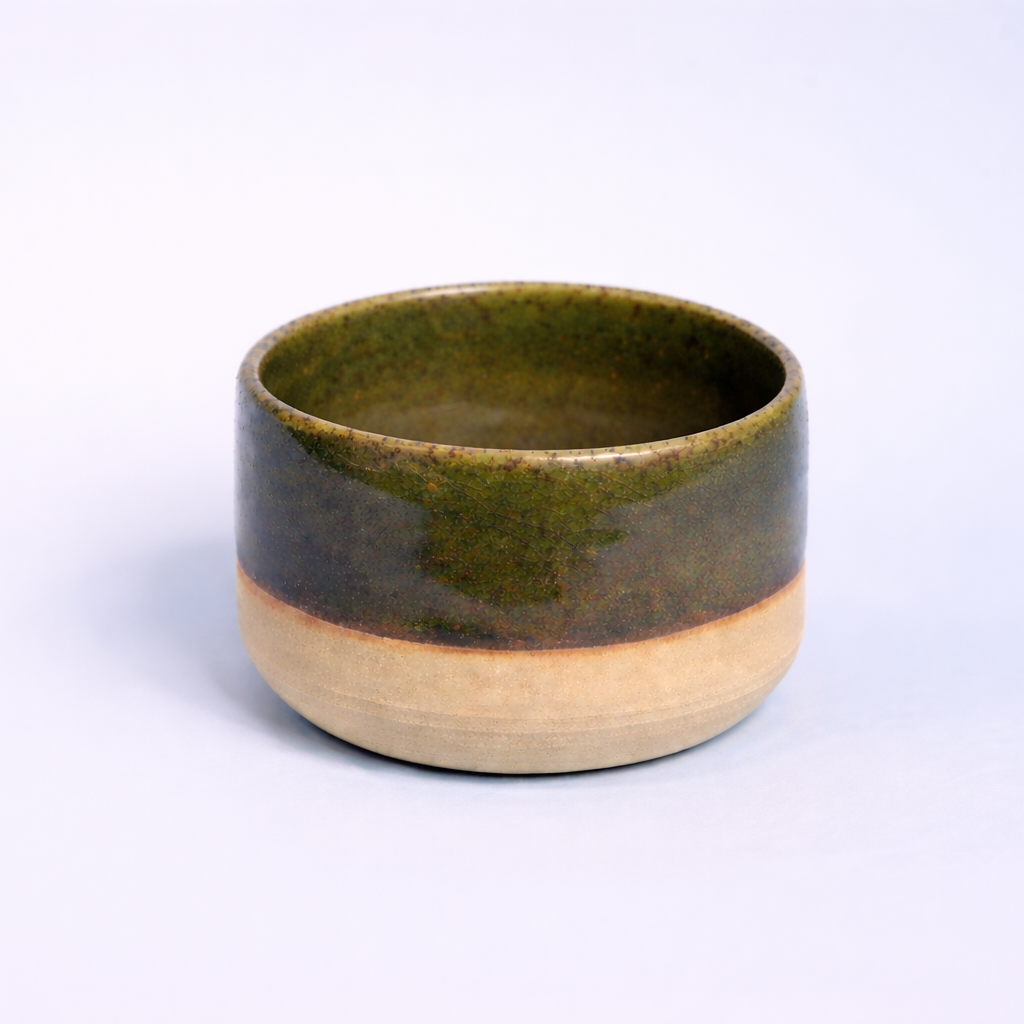 Contenant en céramique Vert Craquelé – Maison Tassan