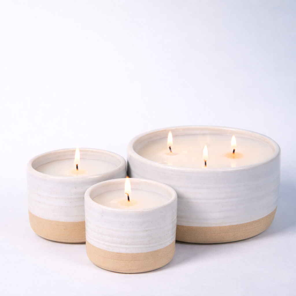 Bougie Essence d’Azur en céramique – Fleur d’Oranger & Néroli