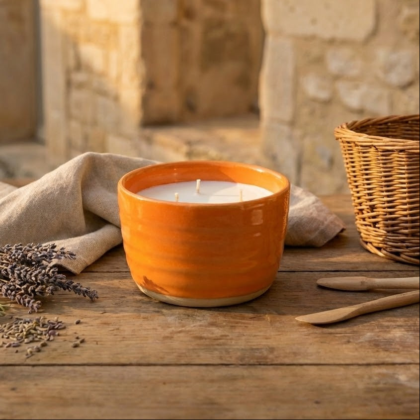 Bougie Fleurs du Sud en céramique – Poire & Jasmin