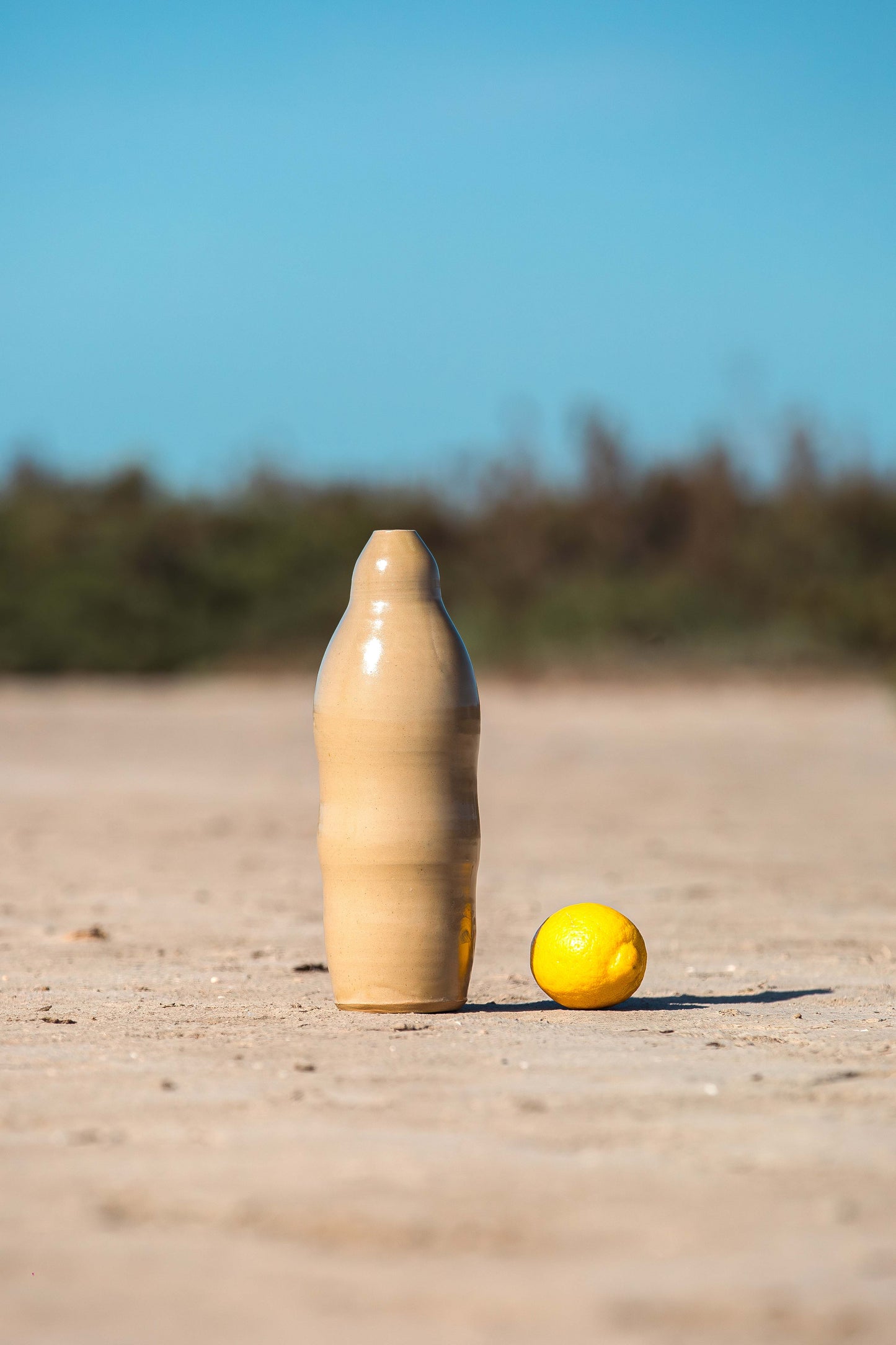 Vase en Céramique BOUTEILLE TASSAN BEIGE