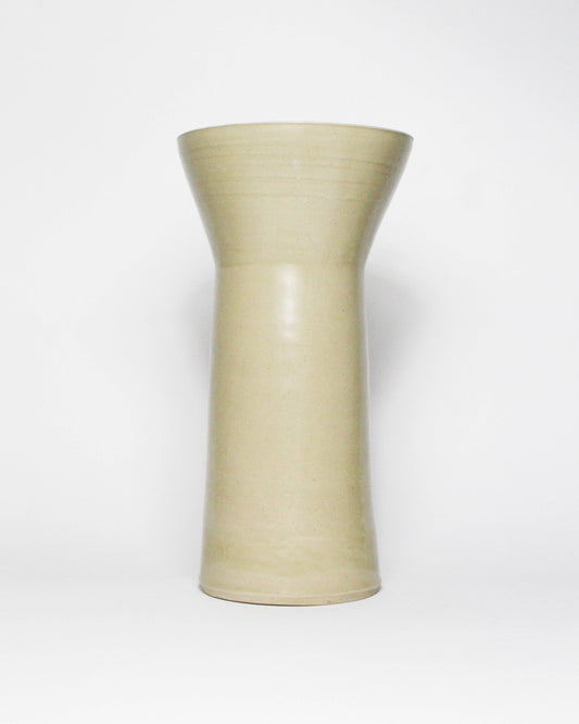 Vase en Céramique TUBE ÉVASÉ TASSAN BEIGE