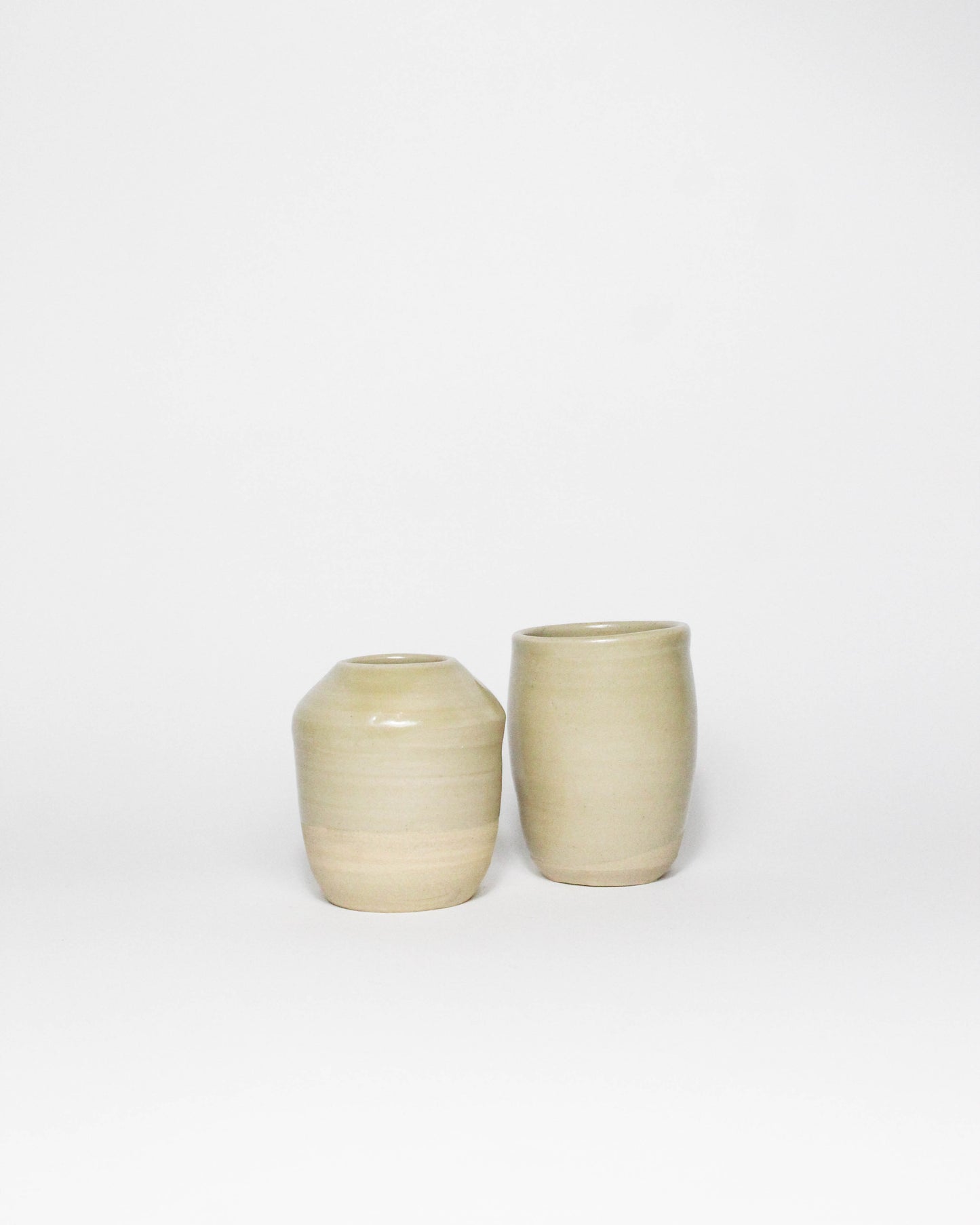 Duo Mini-Vases TASSAN BEIGE