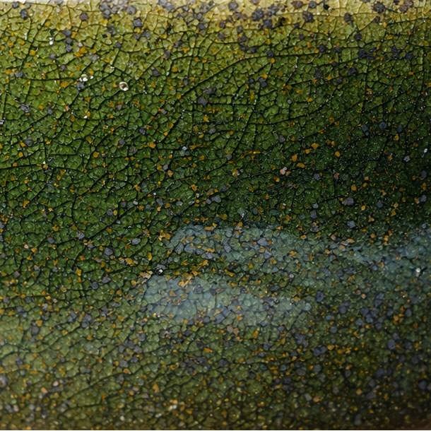 Contenant en céramique Vert Craquelé – Maison Tassan